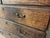 Antique Georgian Oak Chest of Drawers with Swan Neck Handles, 1760s For Sale - Image 9 of 10