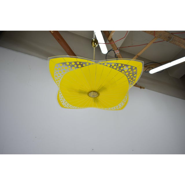 Made in Czechoslovakia. Made of glass and steel. Re-polished. Fully Functional. Good condition. This piece is attributed...