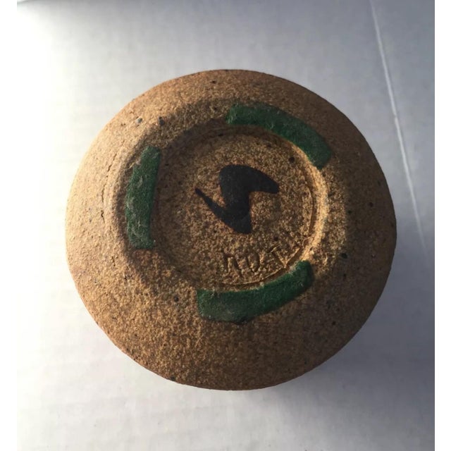 We have for your consideration a very beautiful mid century modern studio art pottery. This piece of pottery consists of a...