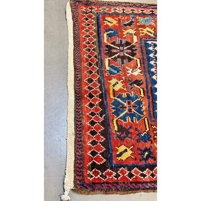 Brown Antique Persian Runner-3'3"x14'8" For Sale - Image 8 of 10