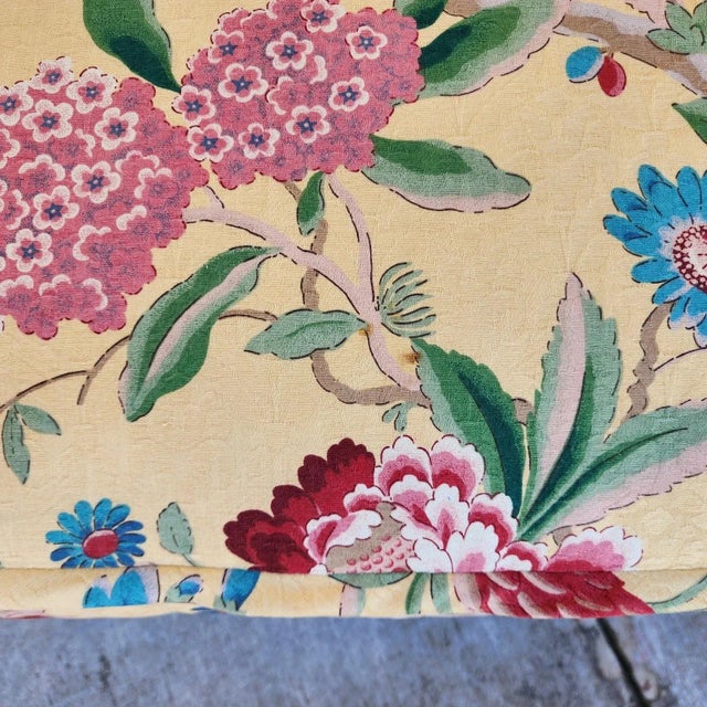 Antoinette Lounge Chairs Tropical Floral Pair For Sale - Image 17 of 18