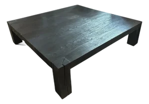 Andrianna Shamaris Impressive Minimalist Charred Coffee Table