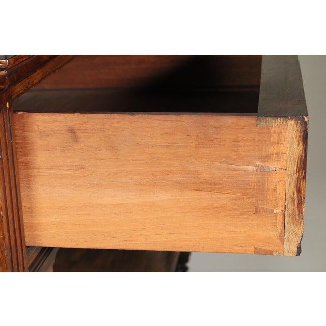 Late Victorian Oak and Pollard Oak Etagere For Sale - Image 12 of 12