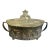 Early 20th Century M. W. Carr Co. MWC Co Silver Plate Embossed Dutch Casserole Holder W/Pyrex For Sale