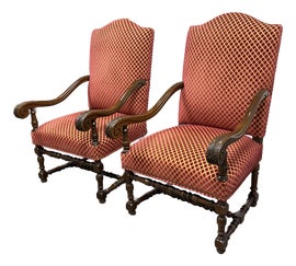 Example of Louis XIII Lounge Chairs