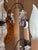 Antique Louis XV Style Four Arm Chandelier With Amethyst Color Grape Clusters For Sale - Image 10 of 12