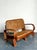 Wood Vintage Woven Rattan Loveseat For Sale - Image 7 of 18