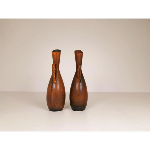 Mid-Century Vases by Carl-Harry Stålhane for Rörstrand, Sweden, 1950s, Set of 2 For Sale - Image 6 of 17