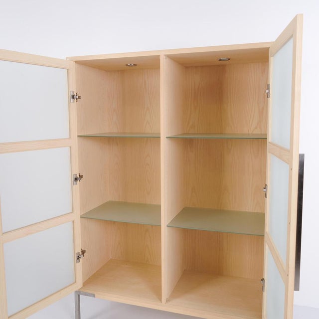 Naver Collection Display Cabinet Model AK 1280 in Ash by Nissen & Gehl for Aksel For Sale - Image 3 of 11