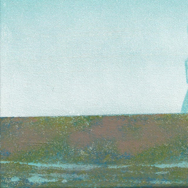 Seafoam Summer - Original Coastal Beach Landscape Acrylic Painting on Canvas For Sale In Los Angeles - Image 6 of 9