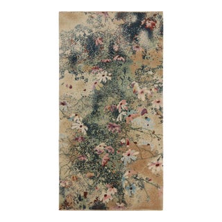 Rug & Kilim’s Contemporary Abstract Rug With Polychromatic Floral Patterns For Sale