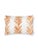 Contemporary The House Of Scalamandré Chira Island Lumbar Pillow In Peach For Sale - Image 3 of 3