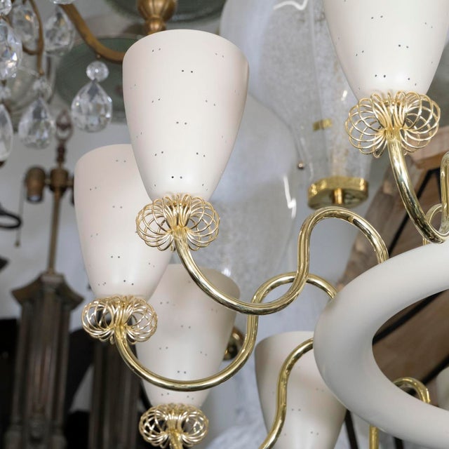 Rare "Ballerina" Chandelier by Paavo Tynell for Lightolier For Sale - Image 9 of 9