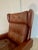 Vintage Danish Caramel Brown Leather Chair by Svend Skipper, 1964 For Sale - Image 6 of 17