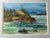 Late 20th Century Original Paul Nolan Watercolor Coastal Harbor Scene, Signed New England Seascape, Framed 24” X 30” For Sale - Image 4 of 7