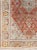 Antique Persian Joshegan rug with geometric medallion design in rust/red and ivory, Keivan Woven Arts / rug 17-0807,...