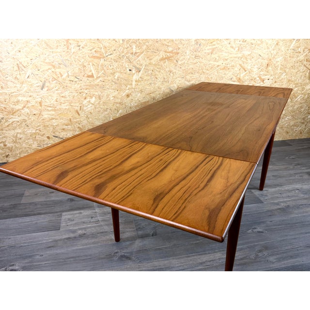 Vintage Danish Teak Dining Table, 1960s For Sale - Image 11 of 17