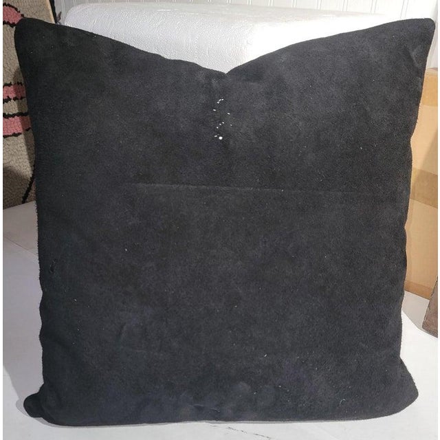 Mexican Serape Aguila Wool Pillow For Sale - Image 4 of 4