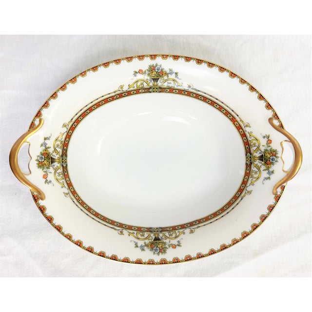 Circa 1960s Vintage Noritake 'Superba' Pattern Oval Serving Bowl For Sale - Image 13 of 13
