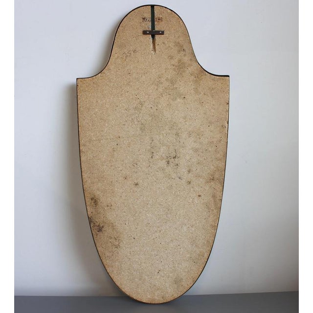 Mid-Century Italian Wall Mirror with Brass Frame and Beading, 1960s For Sale - Image 15 of 16