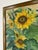 1970’s Vintage H. Slottman Sunflowers – Impressionist Oil on Canvas Painting, Framed For Sale - Image 10 of 12