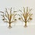 1950s Vintage Italian Hollywood Regency Wheat Sheaf Candle Holder Sconces - A Pair, 2 Arm For Sale - Image 15 of 17