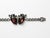 Vintage Mawi London Hematite-Tone Statement Bracelet with Garnet and Sage Crystals, 2000s, in Very Good conditions....