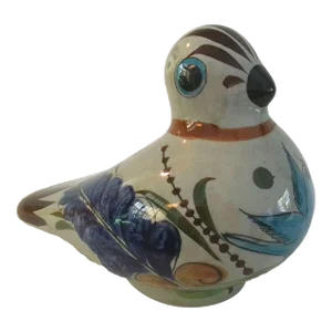 1970s Mexican Talavera Pottery Figural Dove
