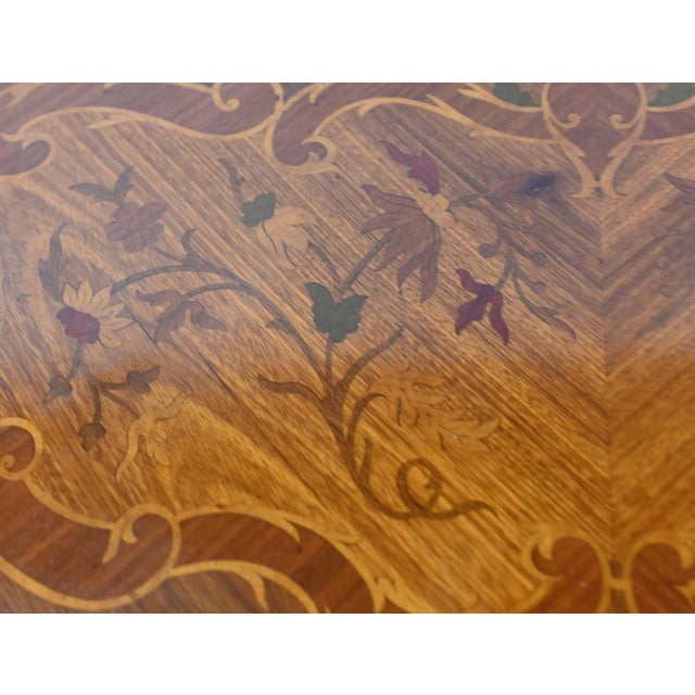 French Bombe Chest of Drawers with Marquetry Inlay For Sale - Image 5 of 11