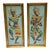 Pair of Framed Colorful Thai Dancing Figures For Sale