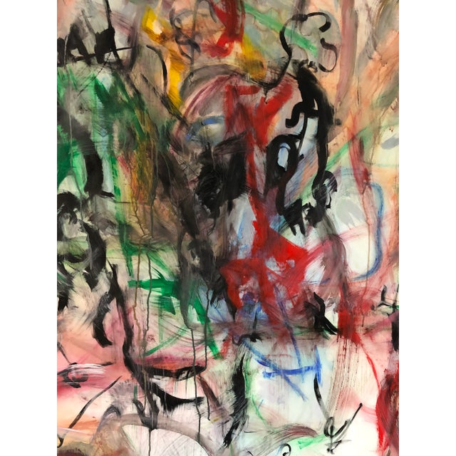 2010s “Mannheim” Original Acrylic Painting by Erik Sulander For Sale - Image 5 of 6