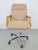 Vintage office chair Norway ring mekanikk teak fabric. Swivel, rolling chair, 1960s. This beautiful adjustable vintage...