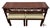 American Vintage Henkel Harris Virginia Galleries Collection Chippendale Style Mahogany Console Table & Pair of Upholstered Stools For Sale - Image 3 of 12
