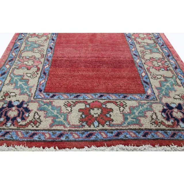 1970s Vintage Persian Heriz Area Rug – 2'11" X 3'10" For Sale - Image 4 of 8