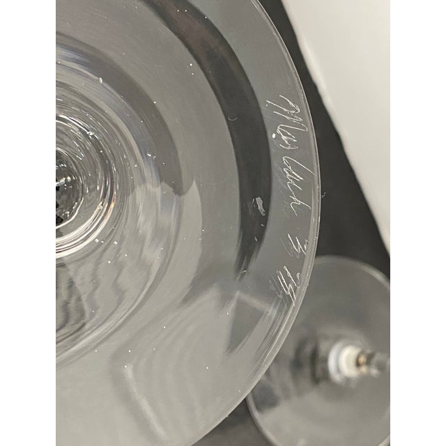 Vintage Hand Blown Wine Glasses - Set of 4 For Sale - Image 9 of 13