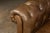 Camel Vintage Chesterfield Tufted Leather Sofa With Cushions in Brown For Sale - Image 8 of 10