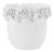 Decorative Floral Sculpted Container For Sale