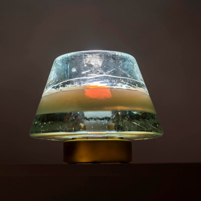 Murano Glass and Bronze Table Lamp by Renato Toso and Roberto Pamio, 1970s For Sale - Image 14 of 18