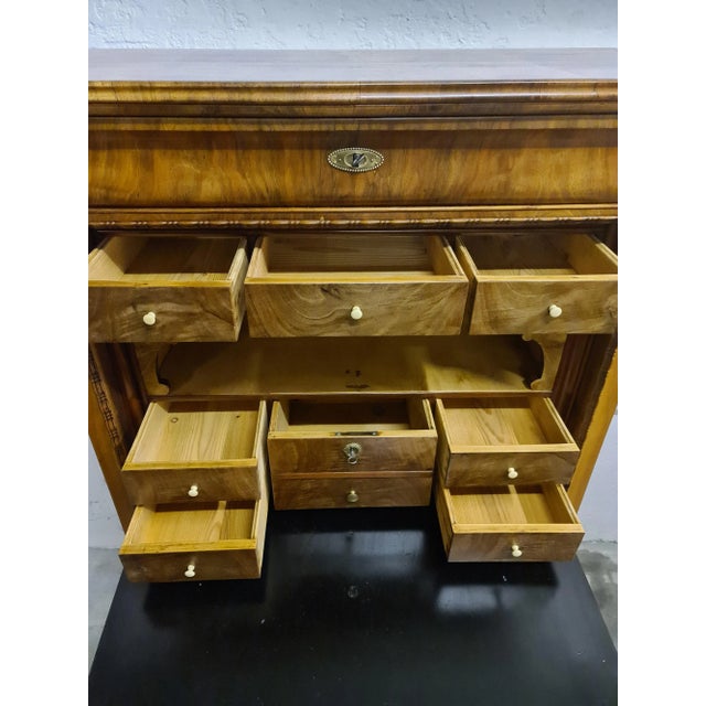 Antique Louis Phillipe Style Secretaire For Sale - Image 6 of 12