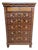 Tall 18th Century Dutch Marquetry Chest of Drawers For Sale