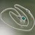 Natural Emerald Diamond Pendant 18" 14k WG 2.05 TCW Certified For Sale - Image 10 of 11