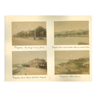 Unknown, Ancient Views of Nagasaki, Albumen Print, 1880s-1890s, Set of 8 For Sale