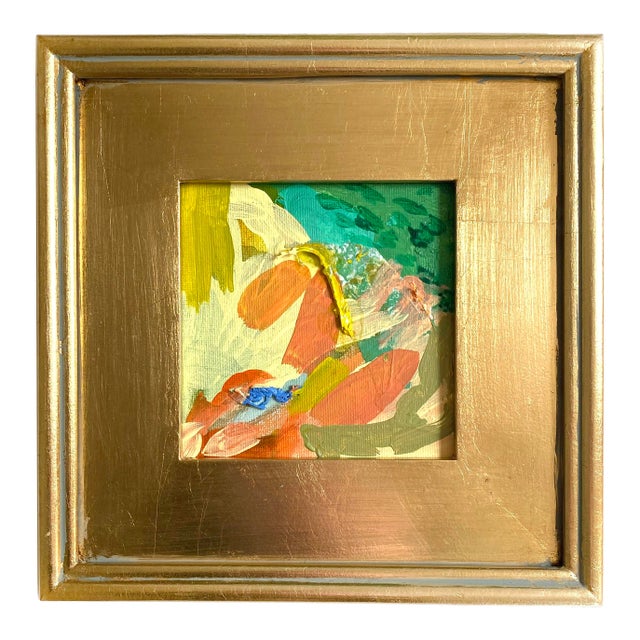 "Beach Day" 2025 Framed Painting by Jessalin Beutler For Sale