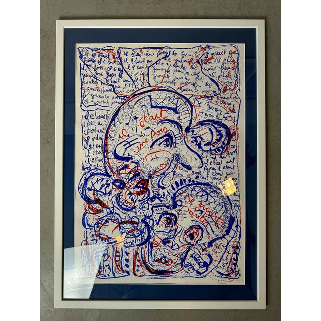 SCREEN PRINT: Jean Broisson (Brussels, 1941) Screen printed on “Extra Maco Mat” 200 gsm paper. Limited to 100 copies....