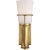 Modern Thomas O'Brien for Visual Comfort Signature Robinson Single Sconce in Hand-Rubbed Antique Brass with White Glass For Sale - Image 3 of 4