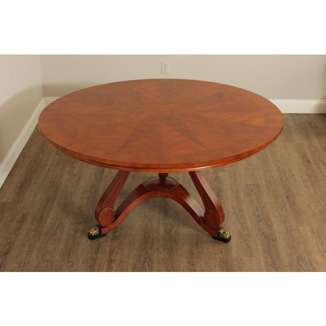 John Widdicomb Round Mahogany Dining Table Designed By Chad Womack For Sale - Image 15 of 18