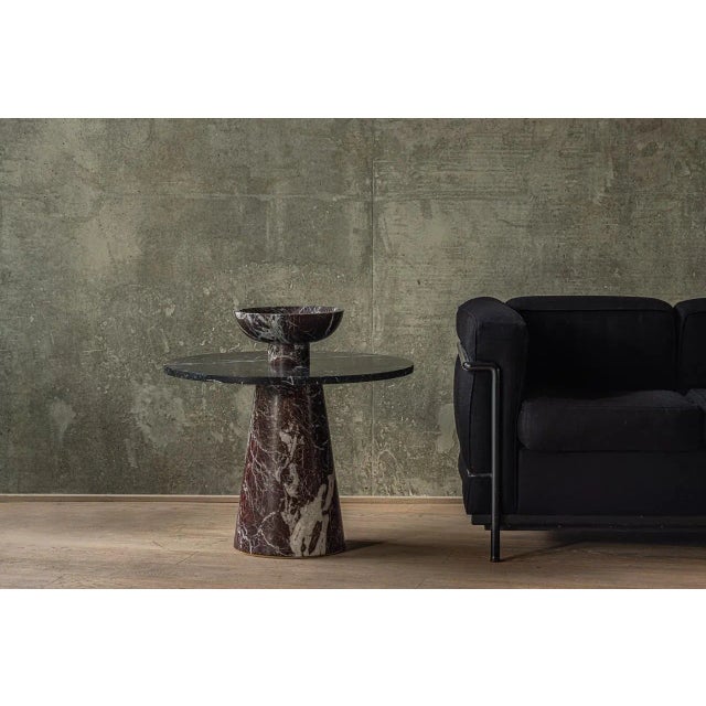 MMairo Modern Handcrafted Fruit Bowl in Italian Marble by Karen Chekerdjian For Sale - Image 4 of 8