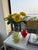 Vintage Handblown Chartreuse Art Glass Vase For Sale In Seattle - Image 6 of 6