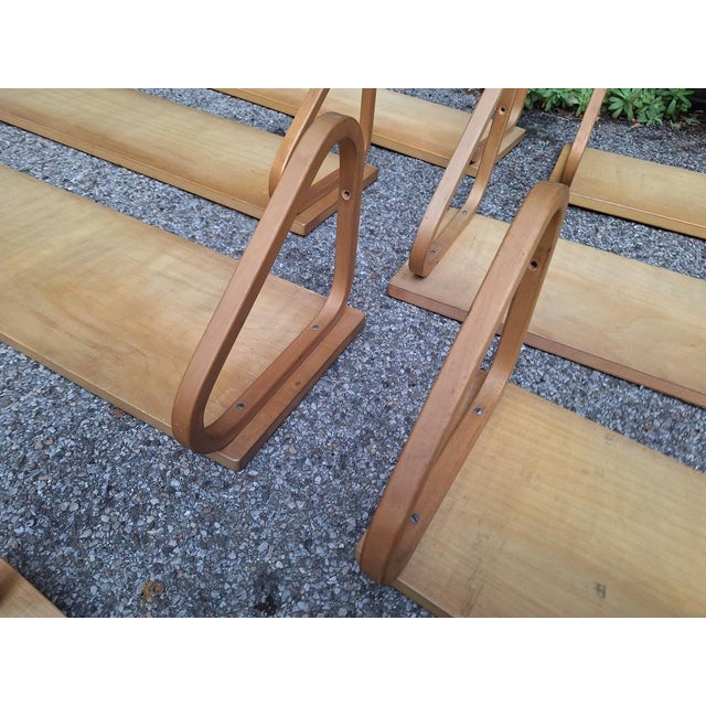 Model 112B Wall Shelves in Birch by Alvar Aalto for Artek, 1980s, Set of 2 For Sale - Image 10 of 13