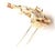 2000 - 2009 Van Cleef & Arpels Diamond 18k Yellow Gold Flower Pin Brooch For Sale - Image 5 of 10